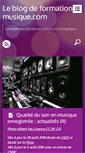 Mobile Screenshot of blog.formations-musique.com